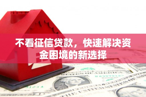 黑水不看征信贷款，快速解决资金困境的新选择