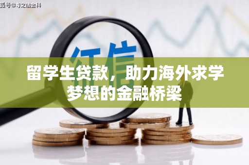 黑水留学生贷款，助力海外求学梦想的金融桥梁