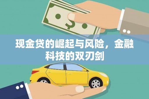黑水现金贷的崛起与风险，金融科技的双刃剑