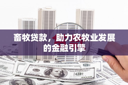 黑水畜牧贷款，助力农牧业发展的金融引擎