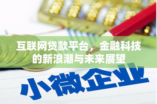 黑水互联网贷款平台，金融科技的新浪潮与未来展望