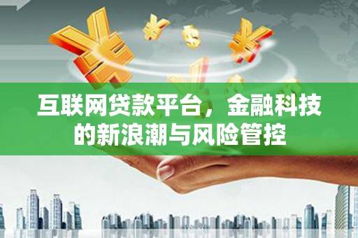 黑水互联网贷款平台，金融科技的新浪潮与风险管控