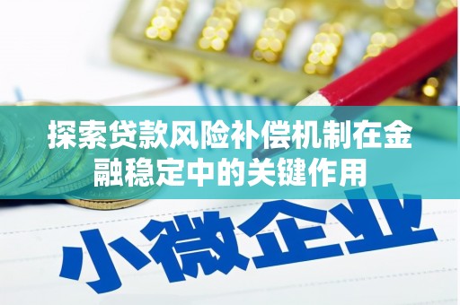 黑水探索贷款风险补偿机制在金融稳定中的关键作用