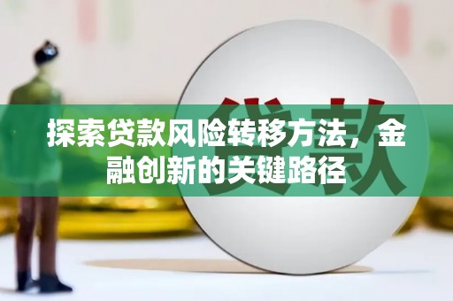 黑水探索贷款风险转移方法，金融创新的关键路径