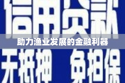 黑水助力渔业发展的金融利器