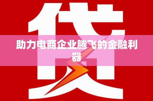黑水助力电商企业腾飞的金融利器